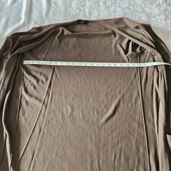 Khaki long cardigan/duster - Picture 11 of 12